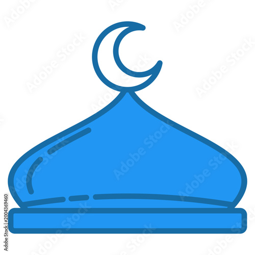 Islamic Dome Icon For Design Elements