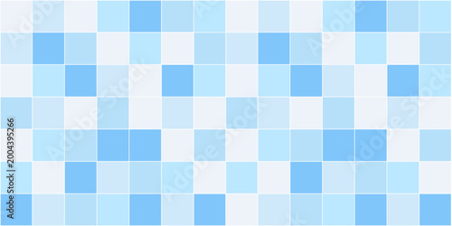 Blue pool tile mosaic pattern with square grid and soft color variation