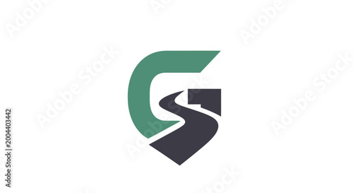 Abstract Logo Design Combining Letter G and Winding Road Imagery for Brand Identity Free Download Abstract Logo Design Combining Letter G and Winding Road Imagery for Brand Identity - GFXLoad
