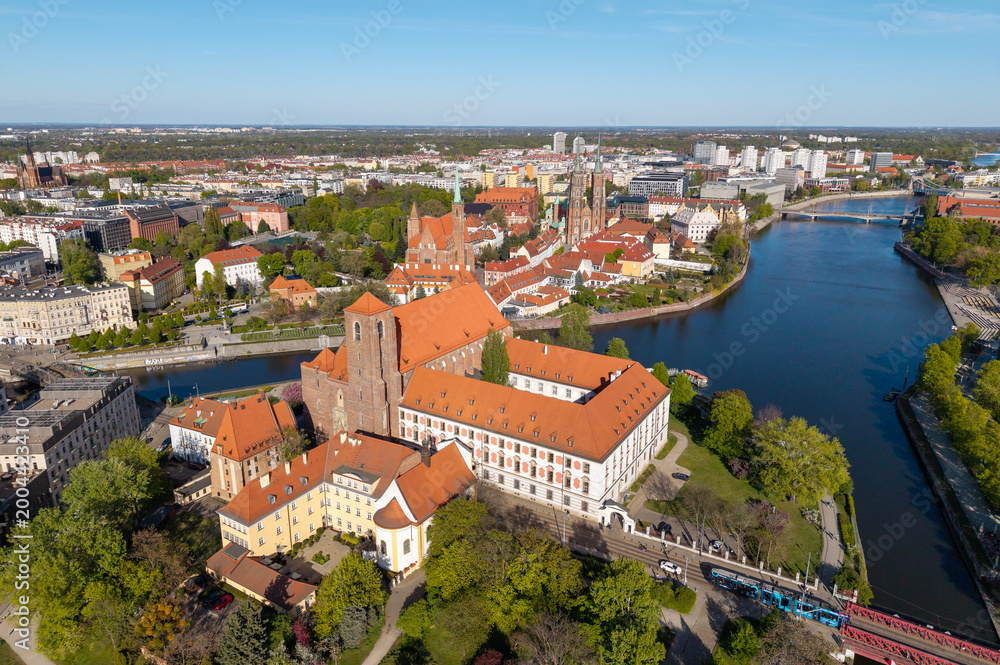 Fototapeta premium Ostrów Tumski, Wrocław, Polska