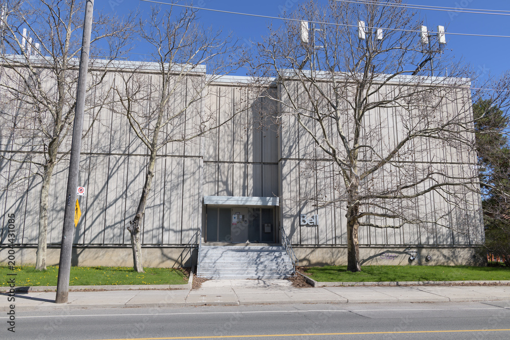 Fototapeta premium exterior of 200 Rogers Rd (Bell), Toronto
