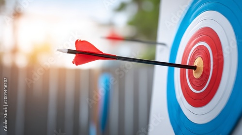 Colorful Archery Target with Arrow and Suction Cup Toy