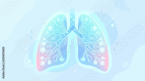 Hands holding lungs to symbolize care and emotional support.