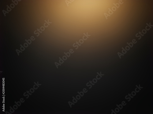 Fotografie soft golden sunlight glow on dark gradient background minimalist lighting effect