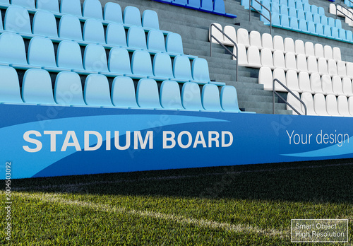 Stadium Field Board Mockup