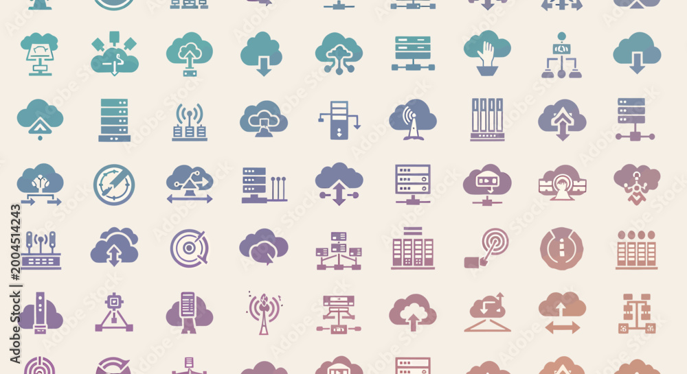 Obraz premium Environmental icons on background.