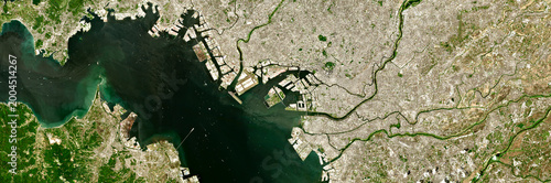 Фотография Tokyo on open data satellite image