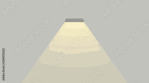 Template vector illustration featuring a minimalist light decoration with a flat design aesthetic, incorporating simple shapes and bold lines