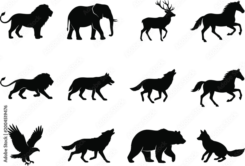 Fototapeta premium Adobe Illustrator Artwork silhouette