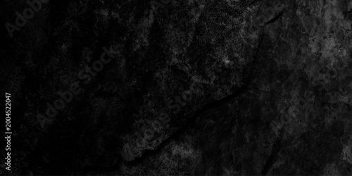 Panorama dark gray black slate pattern texture background, dark grunge distressed texture with high contrast noise, Surface of old and dirty outdoor building wall,