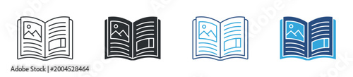 Fotografie Magazine icon set