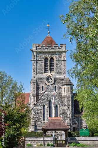 St Giles Church in Shipbourne near Tonbridge in Kent, England