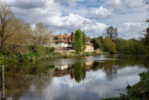 The Friars overlooking the river Medway in the beautiful village of Aylesford near Maidstone in Kent