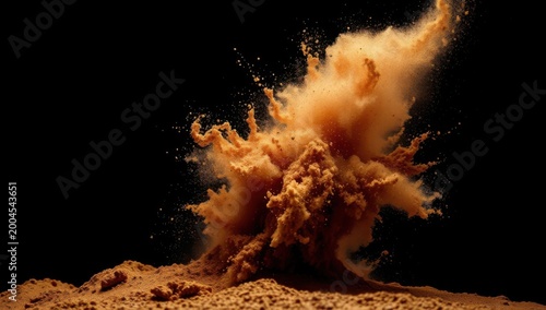 sand explosion