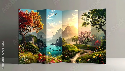 Nature's scenic tapestry
