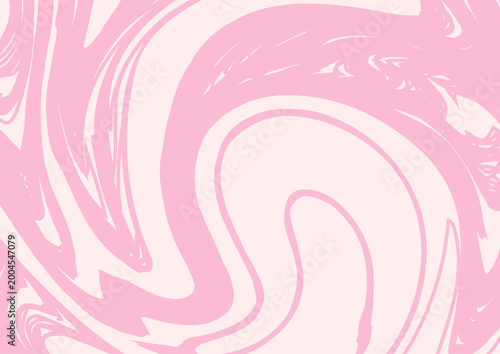 Pink and White Abstract Liquid Marble Texture Background