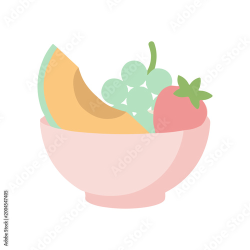 Fresh Fruit in a Bowl.