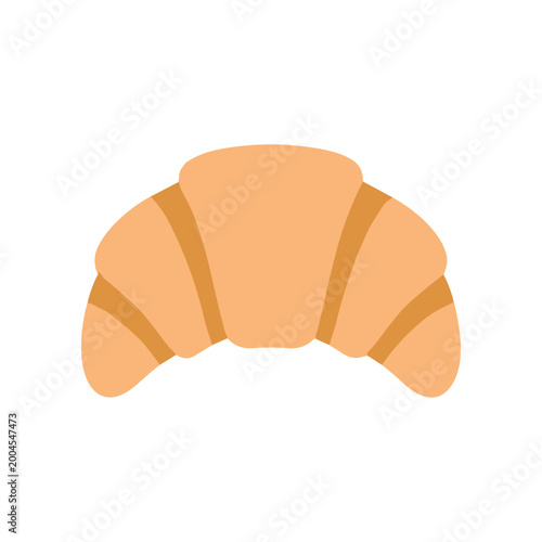 Croissant pastry bread food item.