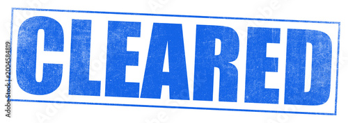 Blue rubber stamp in distressed texture on white background for approved documents on Transparent Background