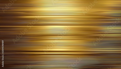 luxurious gold metal texture smooth gradient and horizontal lines pattern