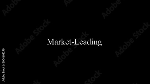 Market Leading vector illustration of an abstract background for advertisement purpose
