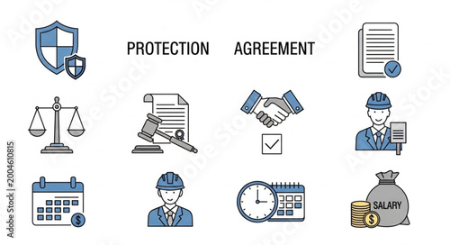 Konstfotografi Lawyer protection agreement legal contract.