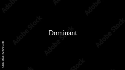 Dominant text vector illustration of an abstract background advertisement purpose