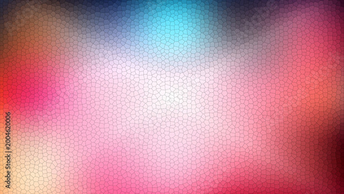 Textured abstract background with colorful blended hues and scattered specks
