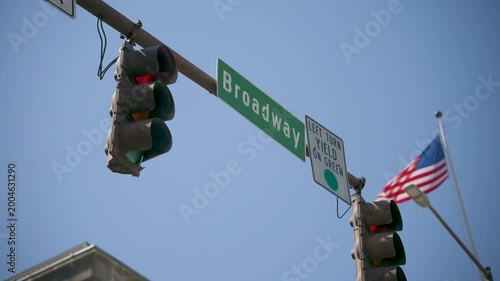 Broadway Street Sign,  Nashville TN