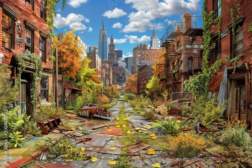 Surviving in a post apocalyptic world  a journey through desolation and resilience