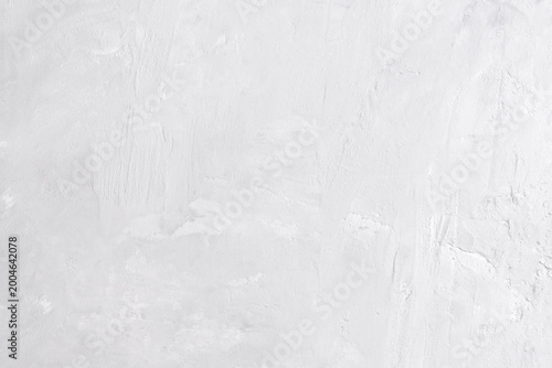 Fotografía Minimalist aesthetic background of white cement or lime wall