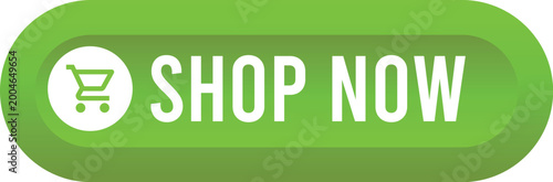 Shopping button with cart icon.