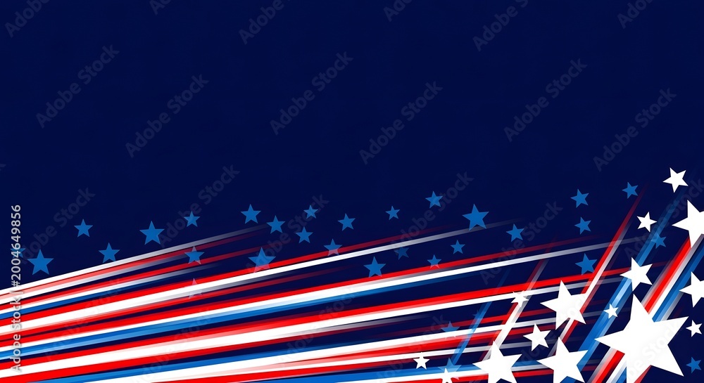Fototapeta premium Spectacular independence day fireworks display patriotic celebration and american pride