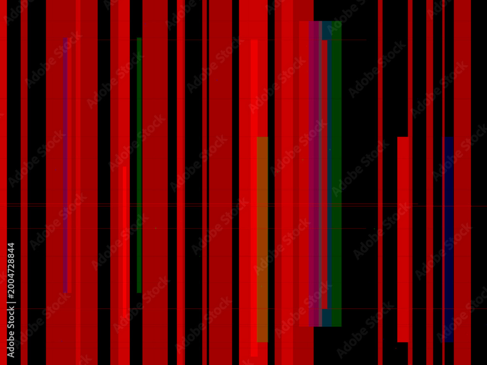 Fototapeta premium Digital Barcode Glitch Error Pattern Background