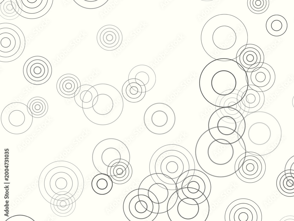 Fototapeta premium Concentric Ring Clusters Minimal Abstract Background