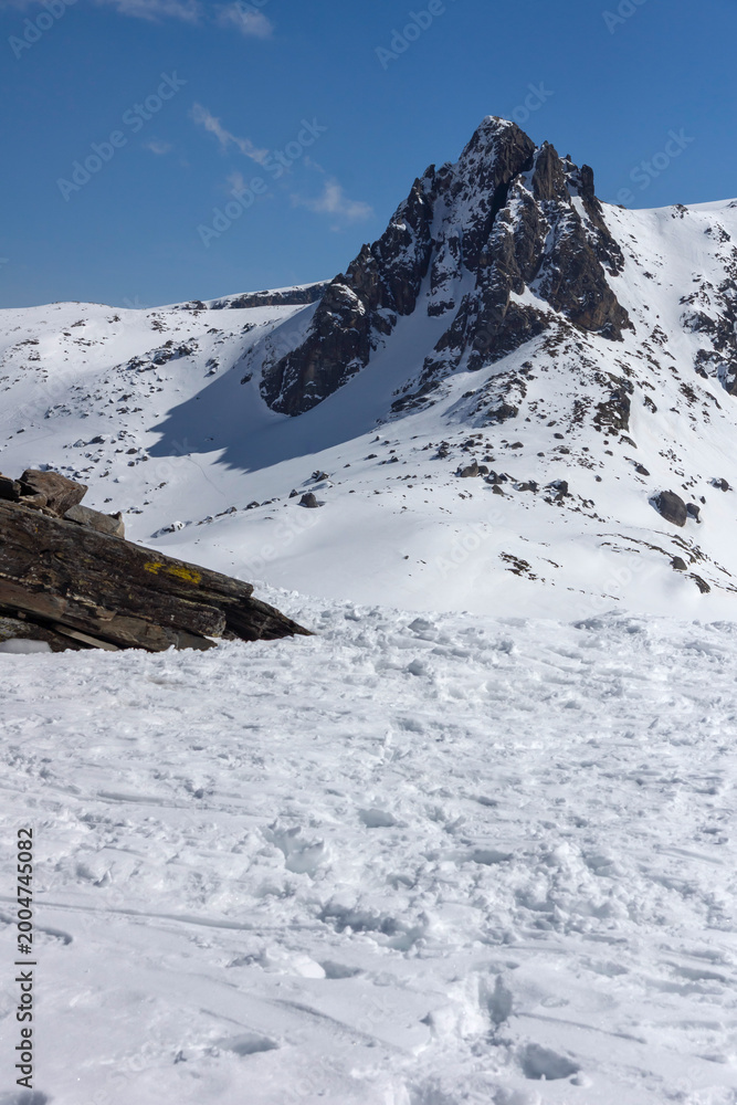 Fototapeta premium Rila Mountain near The Seven Rila Lakes, Bulgaria