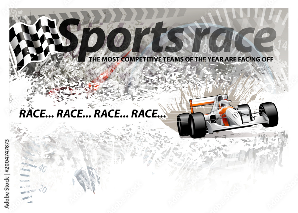 Fototapeta premium tough race