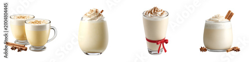 Festive Eggnog: Creamy Holiday Drink with Cinnamon