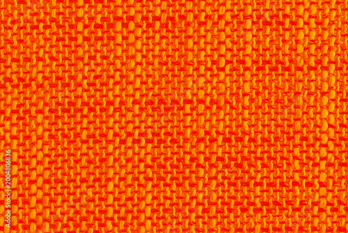 Color orange bright fabric texture sofa upholstery thread abstract line stripe pattern vintage surface structure background backdrop