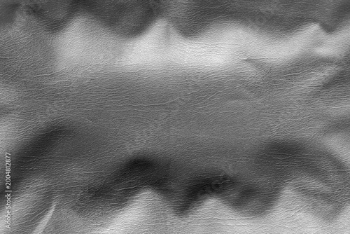 Wavy texture grey faux leather material fabric vintage background abstract gray pattern