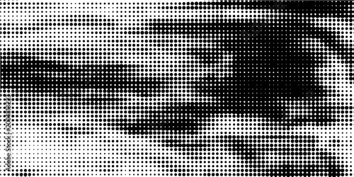 Black halftone dots create a smooth gradient fading upward into a white background, forming a clean abstract texture.