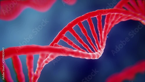 zooming through a complex dna helix strand, genes and genetics, dna strands