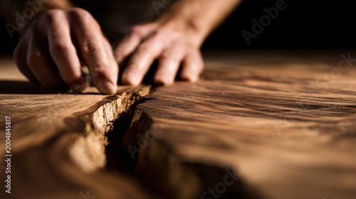 craftsmen hands close-up, manual labor detail, authenticity and skill