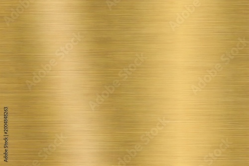 Fotografía Horizontal Brushed Gold Metal Sheet Texture Background with Fine Satin Pattern a