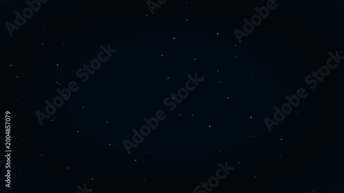 Minimalist bokeh light streaks falling on black background, abstract particle overlay