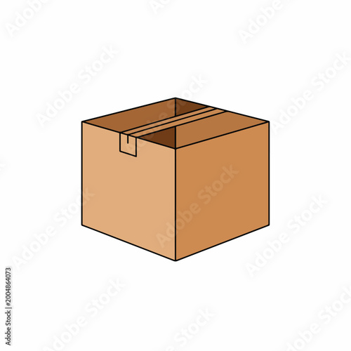 Brown Cardboard Box Packaging Material.