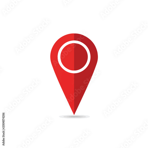Free Download Red Map Pointer Icon Symbol. - GFXLoad