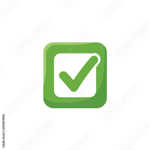 Free Download Green Checkmark Box Icon Symbol. - GFXLoad