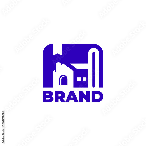 House and Book Logo Design