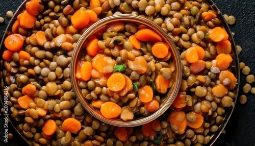 Hearty Lentil and Carrot Stew - A Nutritious and Flavorful Dish.